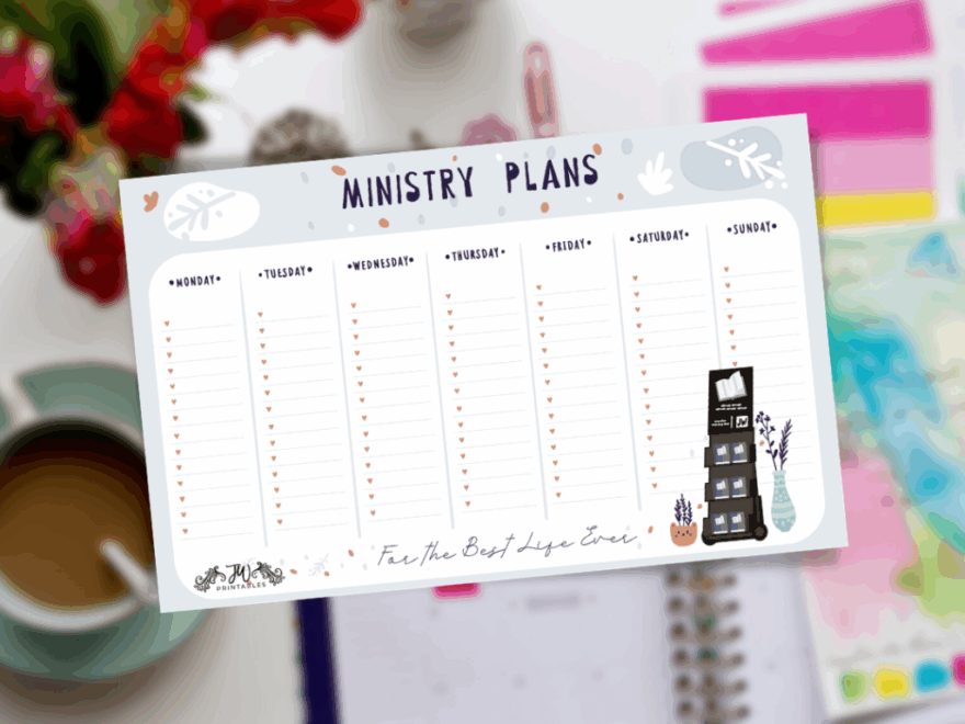 Category Planners JW Printables