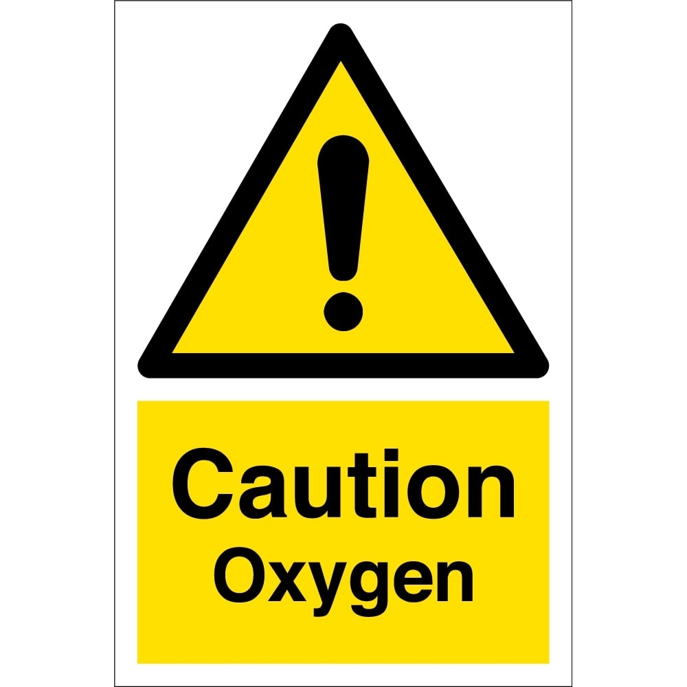 Caution Oxygen Signs From Key Signs UK Worksheets Library