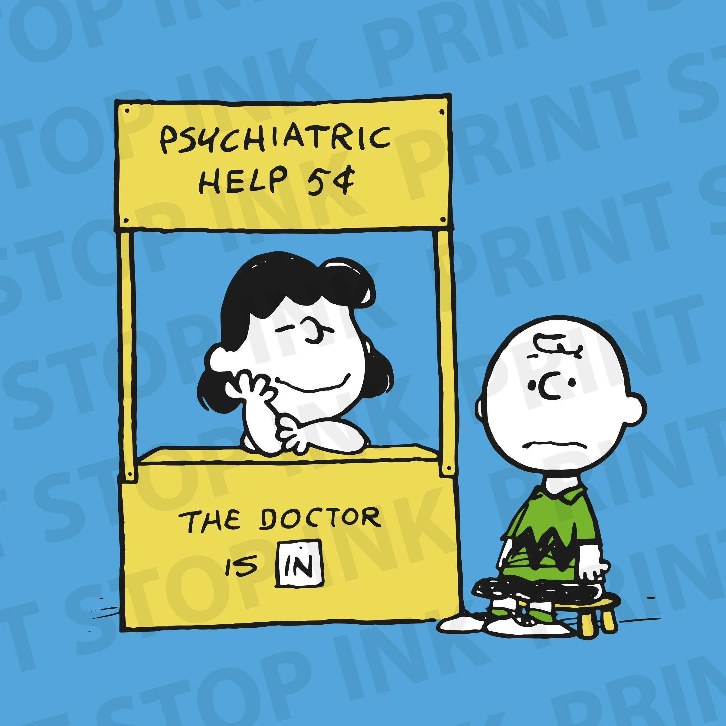Charlie Brown And Lucy Digital Print the Doctor Is In Charlie Brown Download Snoopy Peanuts Digital Artwork Etsy Charlie Brown And Lucy Digital Print the Doctor Is In Charlie Brown Download Snoopy Peanuts Digital Artwork Etsy