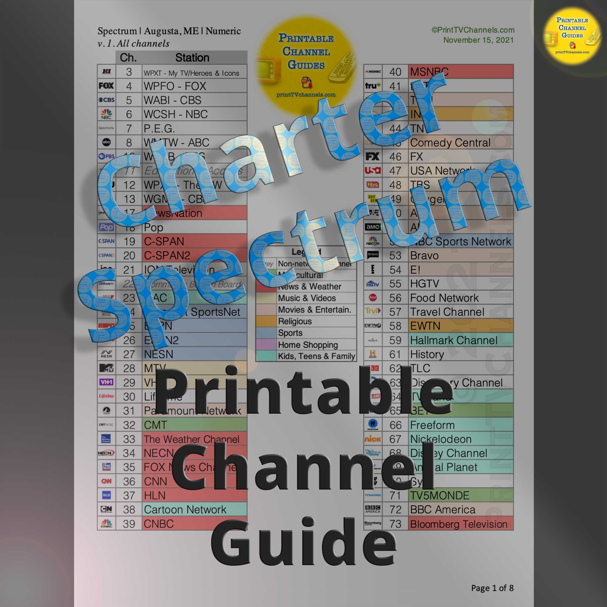 Charter Spectrum Channel Lineup Guide Carlsbad CA Free PDF Charter Spectrum Channel Lineup Guide Carlsbad CA Free PDF