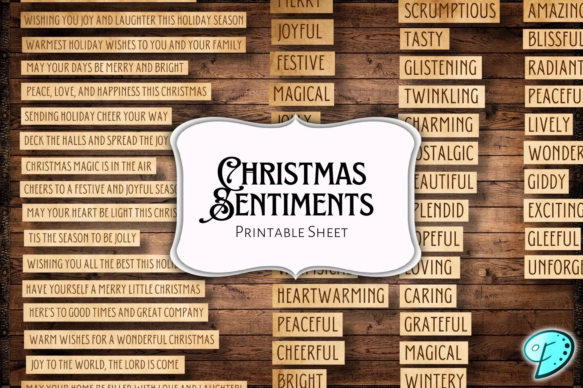 Christmas Sentiments Printable Pages Etsy Christmas Sentiments Printable Pages Etsy