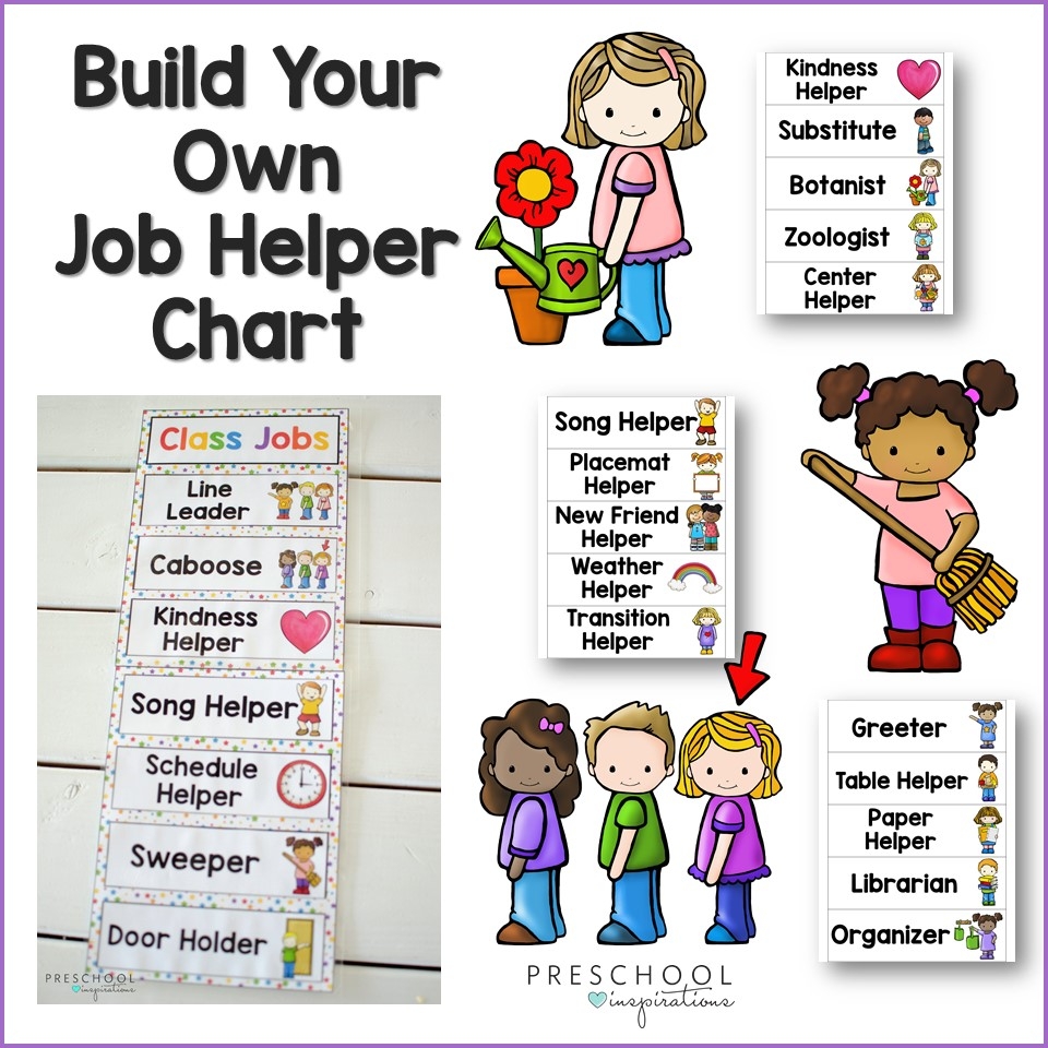 Free Classroom Helpers Chart Printables