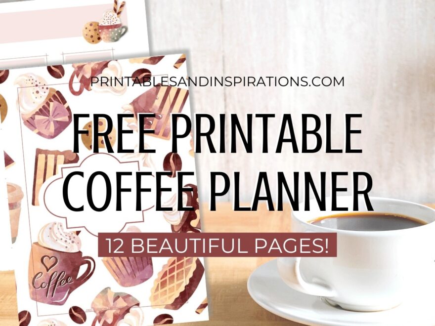 Coffee Planner Theme Free Printable Bullet Journal Stickers Printables And Inspirations