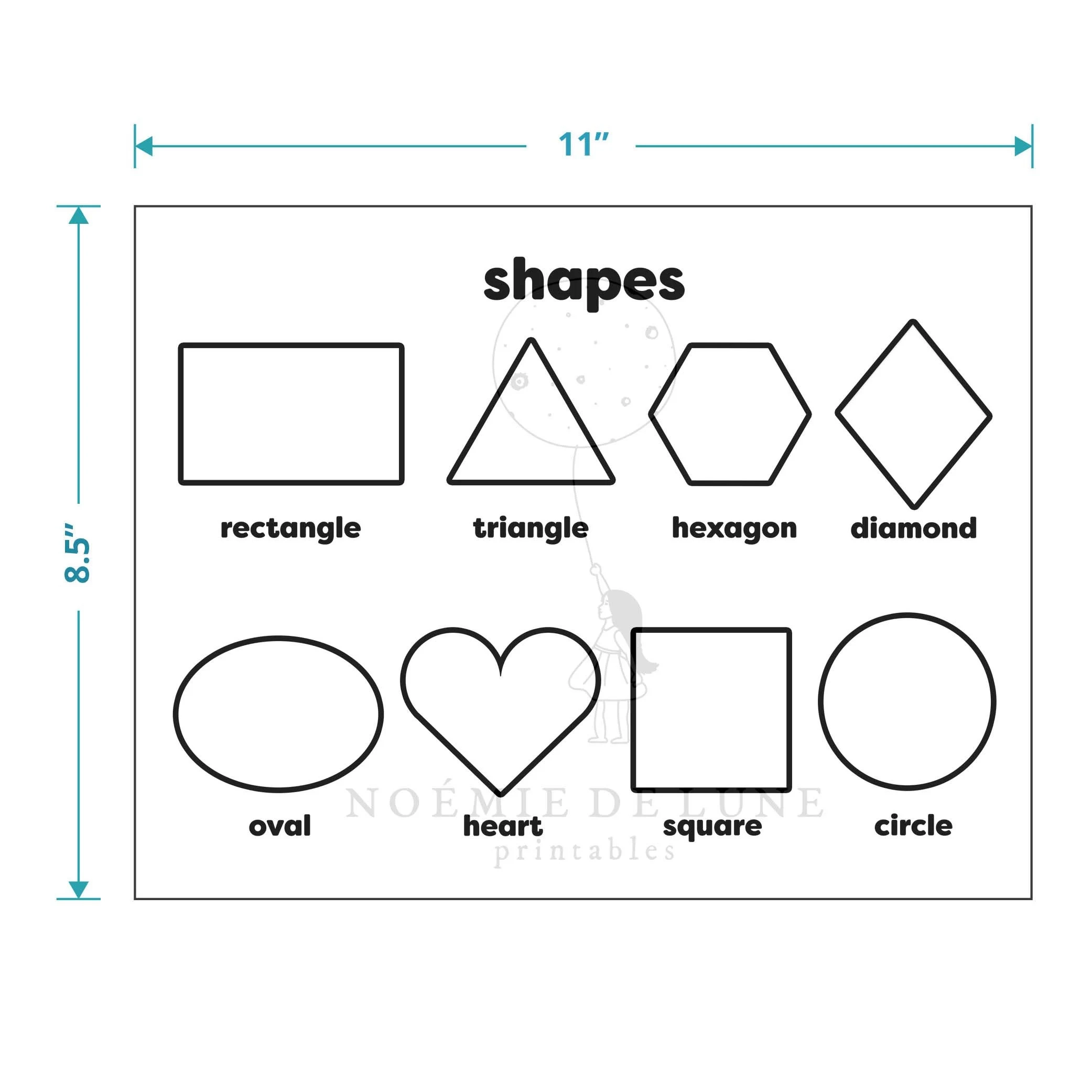 Printable Shape Charts Not On Pinterest Printable Shape Charts Not On Pinterest