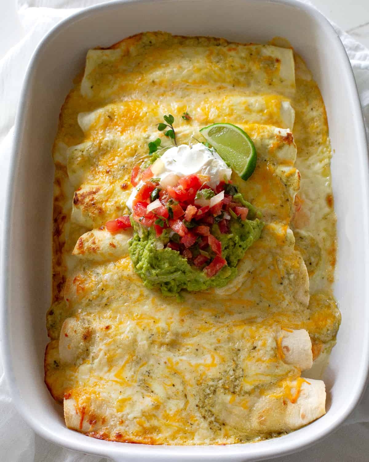 Cream Cheese Chicken Enchiladas The Girl Who Ate Everything