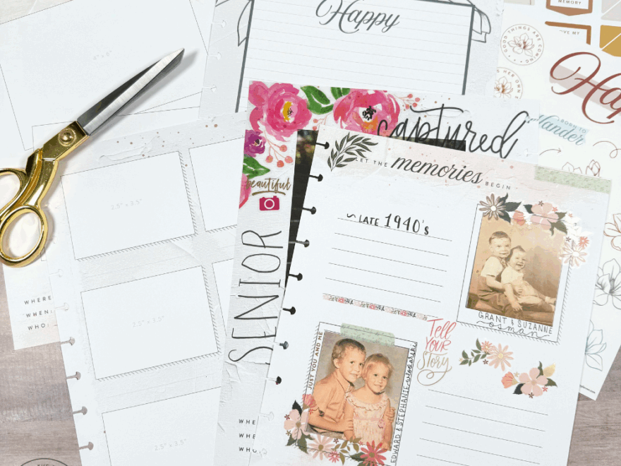Create A Memory Keeping Photo Journal Using Happy Planner Behind The Designs