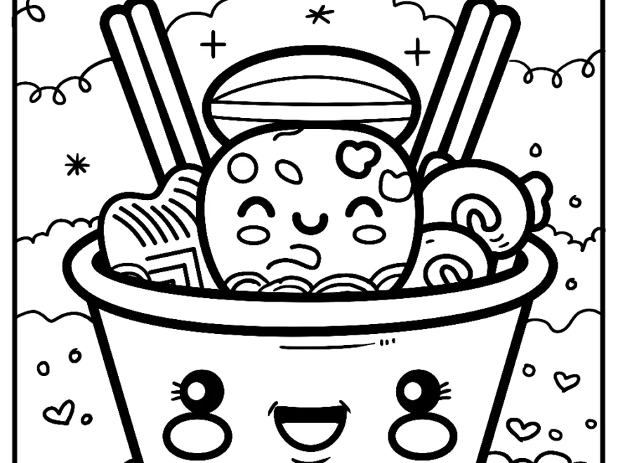 Cute Food Coloring Pages Free Coloring Pages