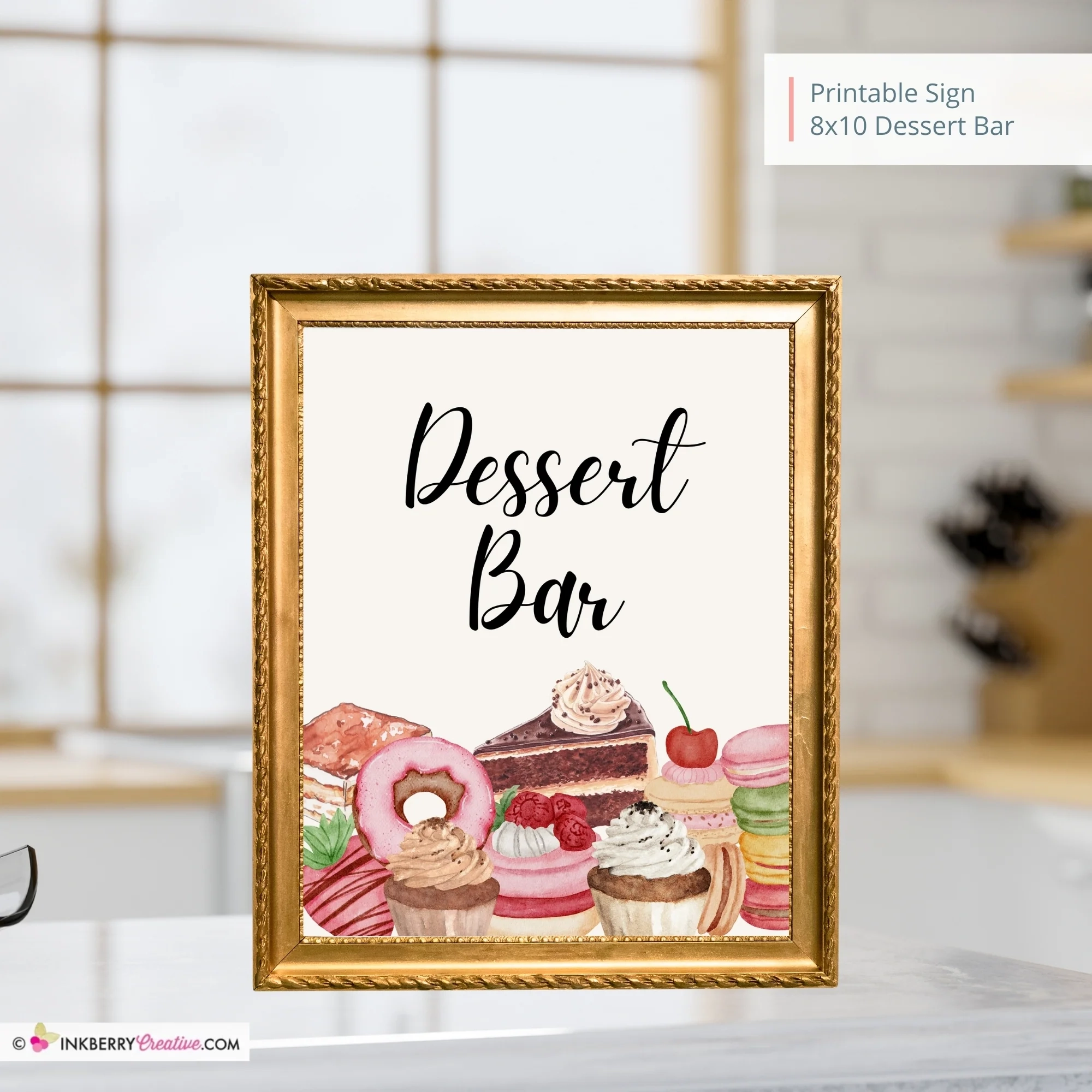 Free Dessert Sign Printables