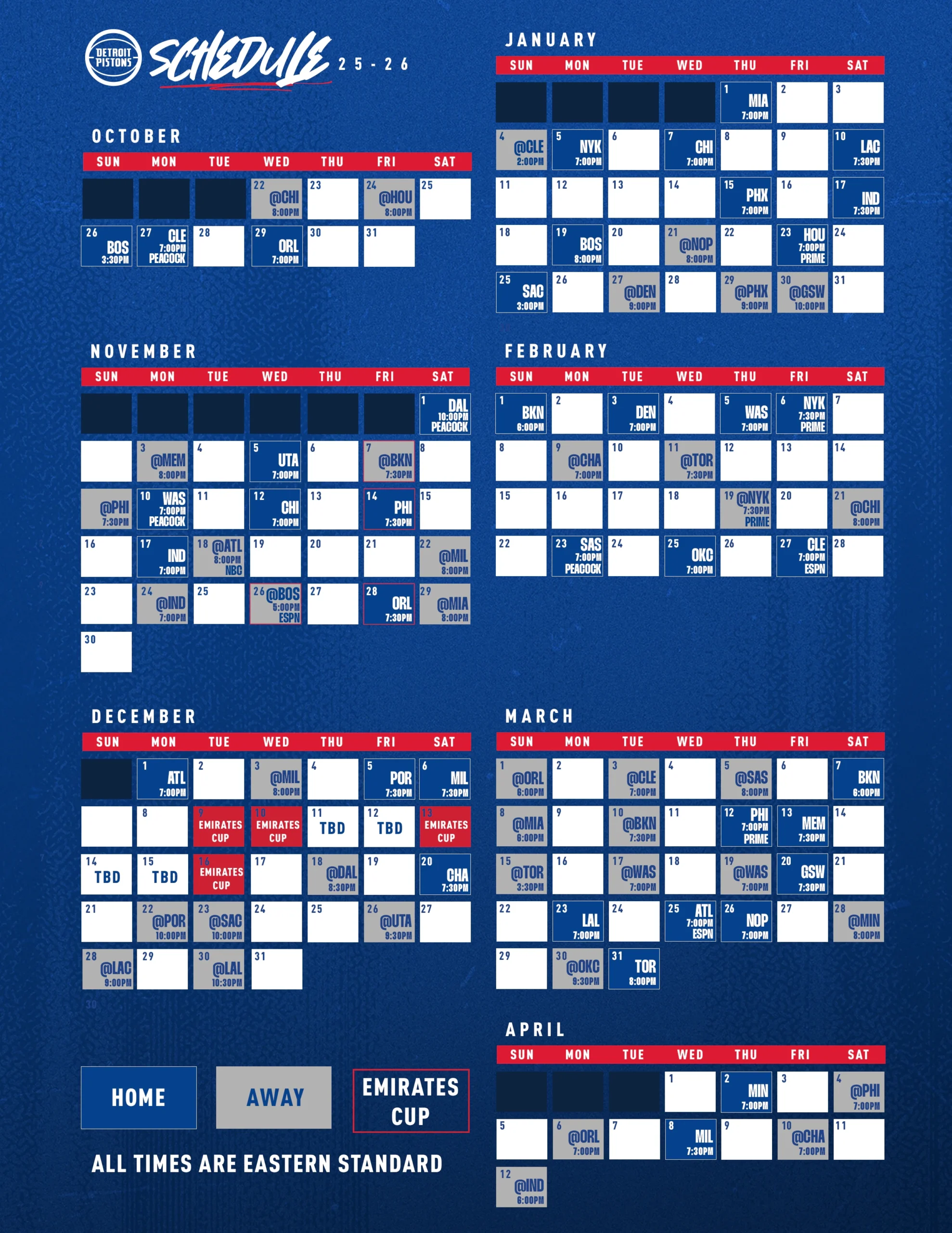 DETROIT PISTONS ANNOUNCE 2025 26 PRESEASON SCHEDULE DETROIT PISTONS ANNOUNCE 2025 26 PRESEASON SCHEDULE