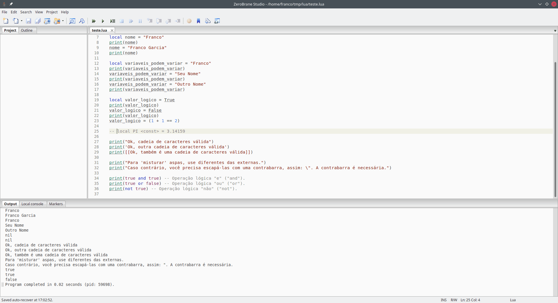 Development Environments Lua Programming Setup Franco Garcia Development Environments Lua Programming Setup Franco Garcia