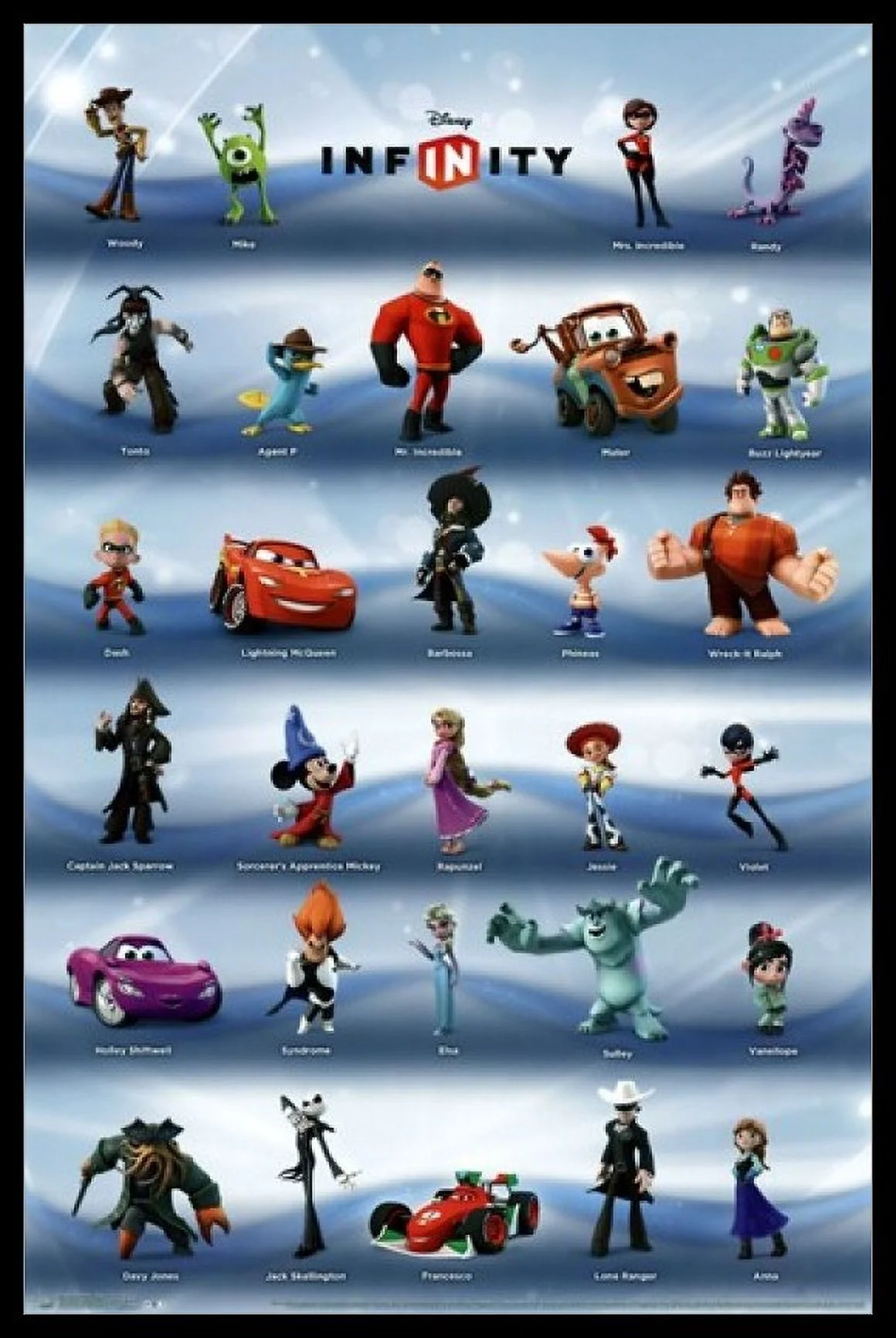 Disney Infinity Character List Printable Disney Infinity Character List Printable
