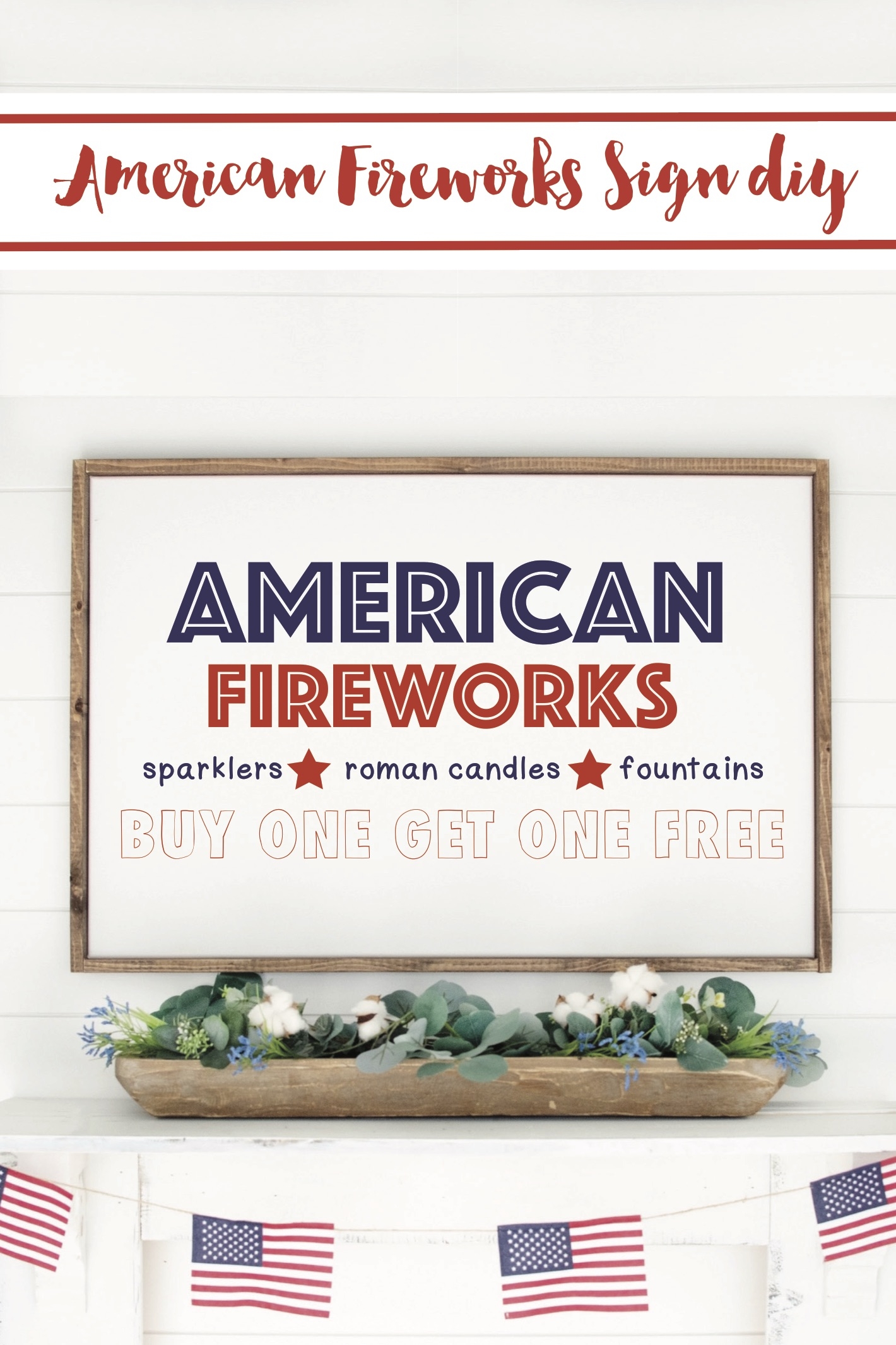 DIY Fireworks Stand Sign With Cricut EasyPress 2 Giggles Galore