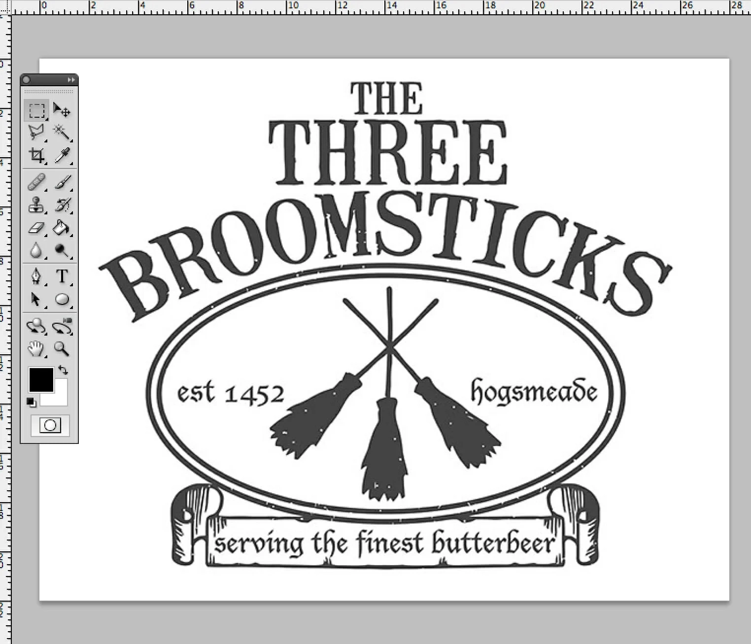 DIY Three Broomsticks Wood Sign Crafting Cheerfully