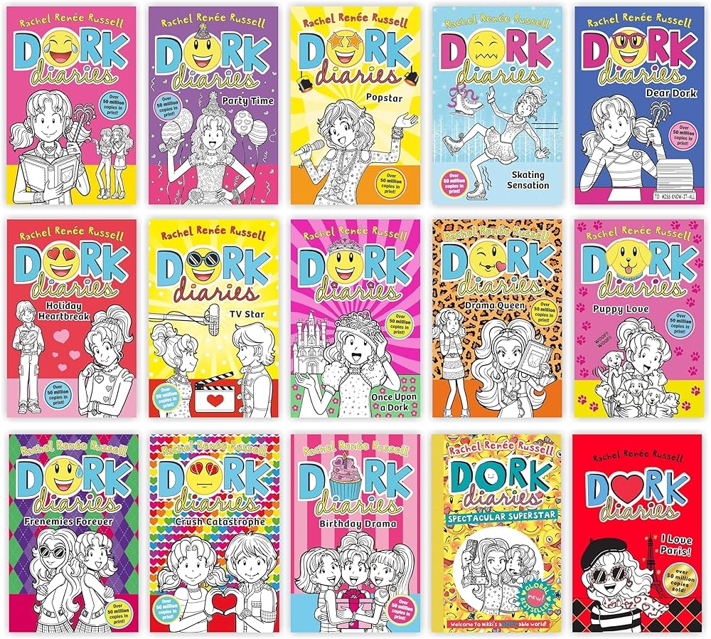 Dork Diaries Books 1 15 Books Collection Set By Rachel Renee Russell Rachel Ren e Russell Amazon au Books