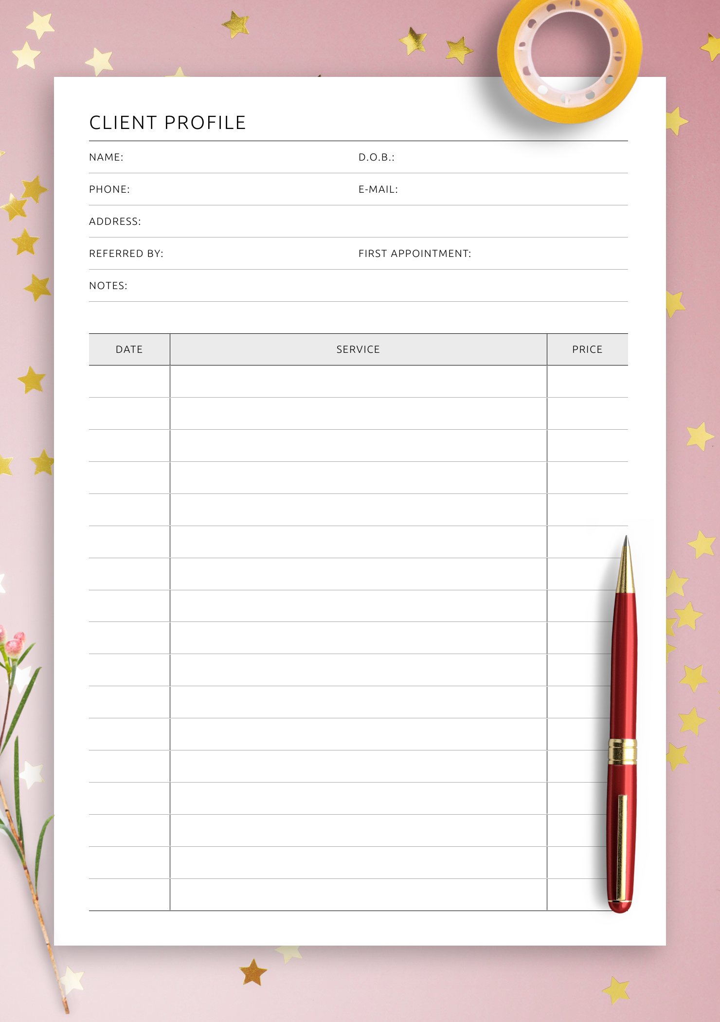 Download Printable Client Profile PDF Download Printable Client Profile PDF