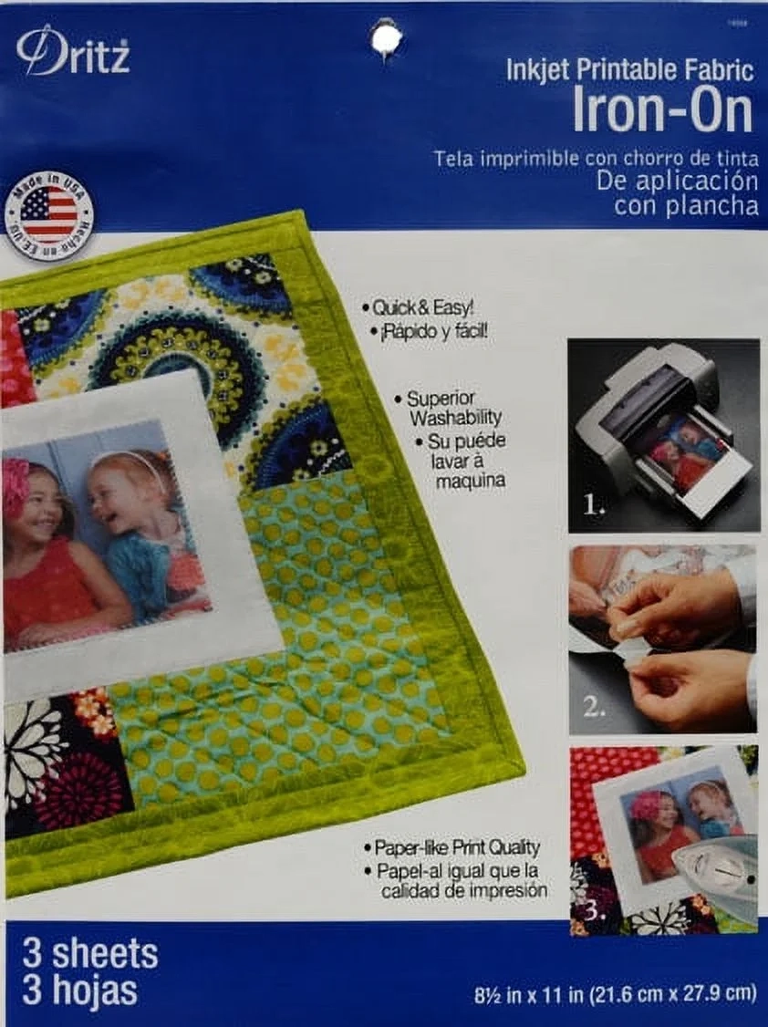 Dritz Inkjet Printable Fabric Sheets