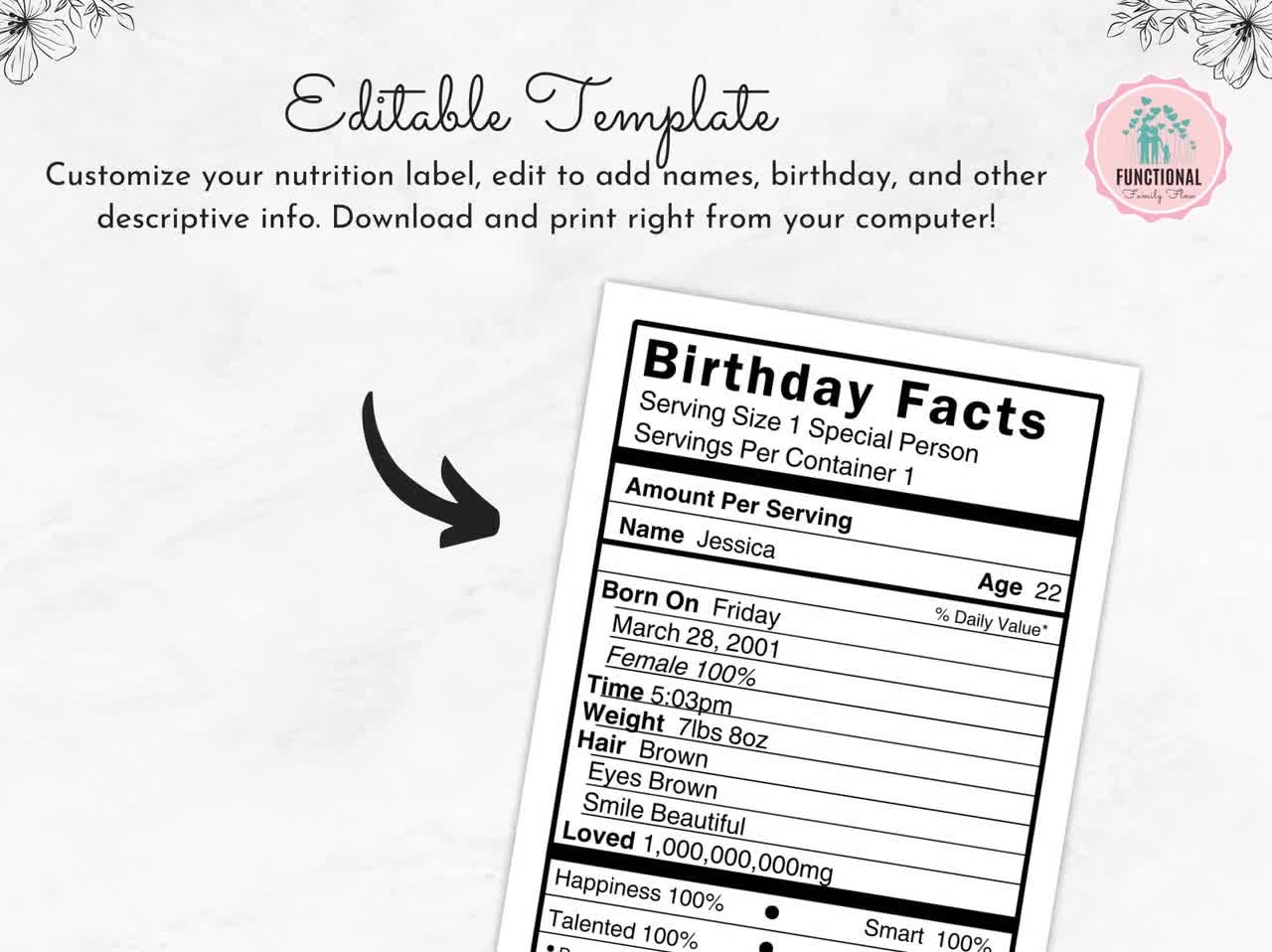 Editable Birthday Nutrition Nutrition Facts Nutrition Label Template Birthday Candy Or Chip Bag Birthday Nutrition Fact Etsy Israel Editable Birthday Nutrition Nutrition Facts Nutrition Label Template Birthday Candy Or Chip Bag Birthday Nutrition Fact Etsy Israel