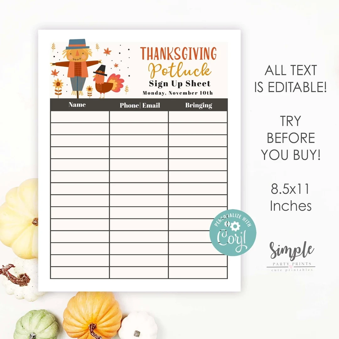 Editable Fall Festival Volunteer Sign Up Sheet Instant Printable Thanksgiving Potluck Sign Up Template Community Church Or School Event Etsy Editable Fall Festival Volunteer Sign Up Sheet Instant Printable Thanksgiving Potluck Sign Up Template Community Church Or School Event Etsy