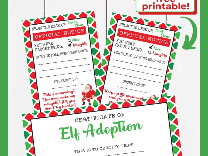 Elf Naughty Or Nice List Printable Elf On The Shelf A Sparkle Of Genius