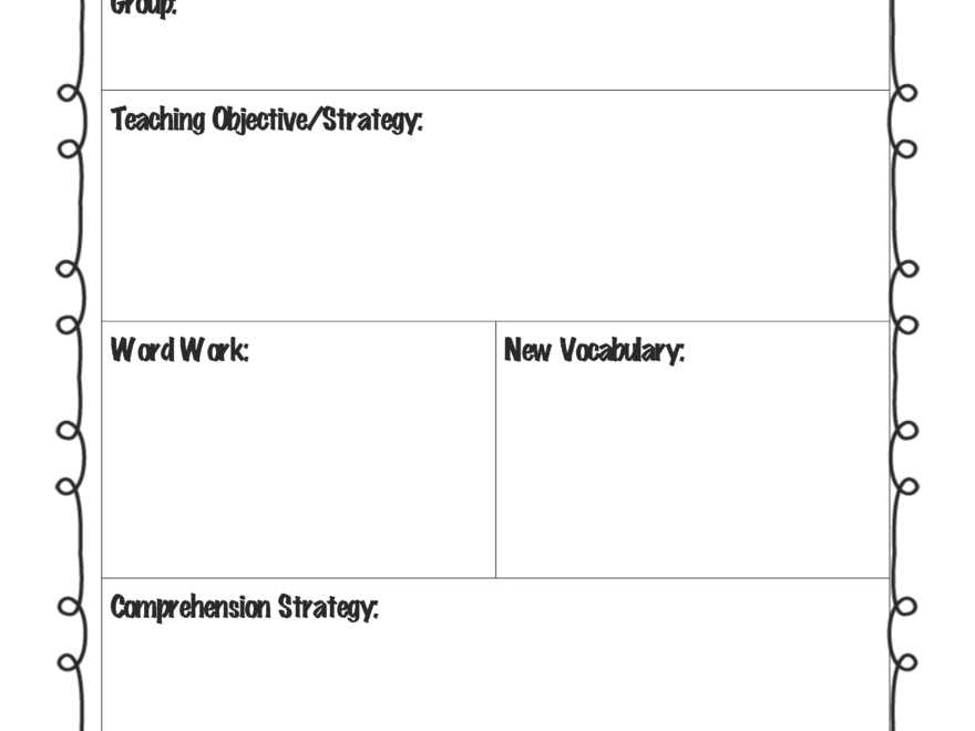 Englishlinx Lesson Plan Template Worksheets