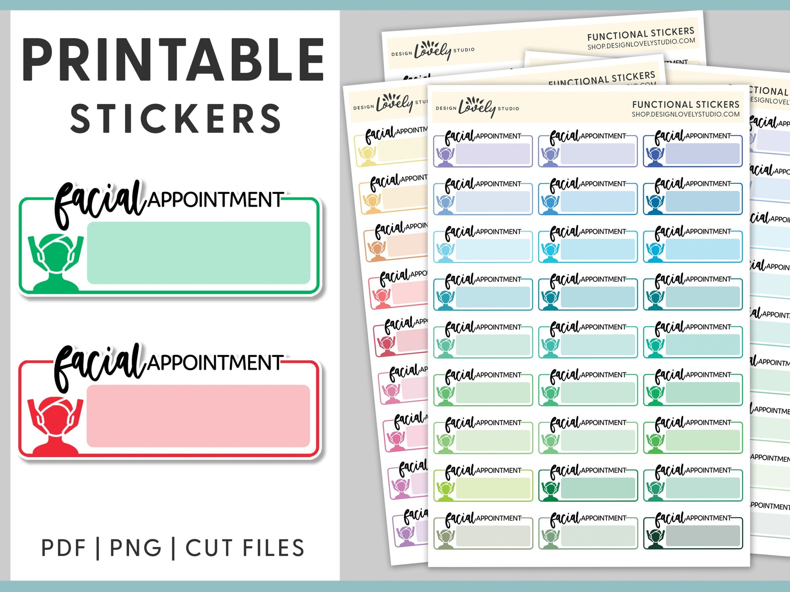 Planner Appointment Stickers Printable