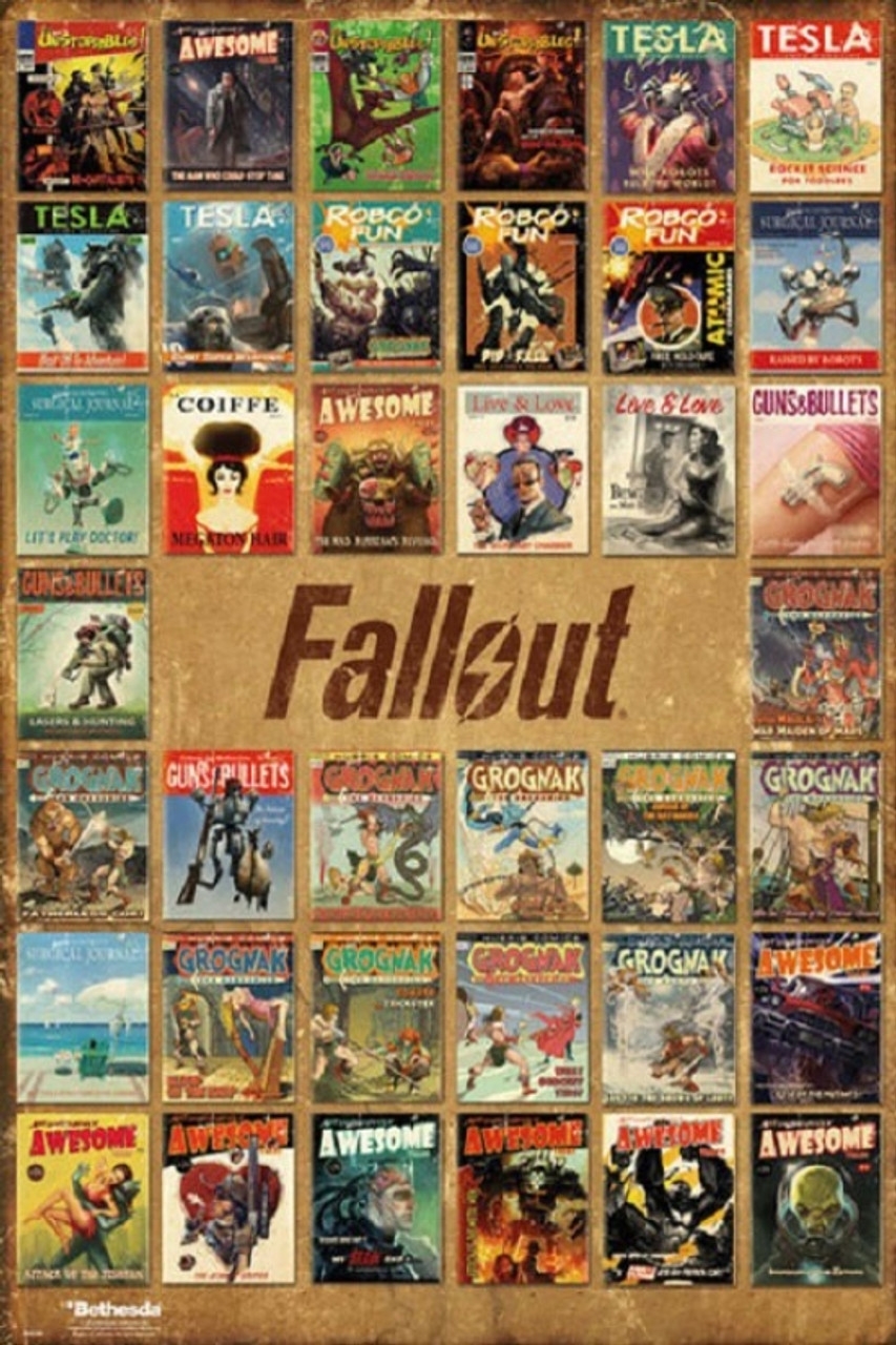 Fallout 4 Magazine Covers Poster Poster Print Item VARXPE160460 Posterazzi