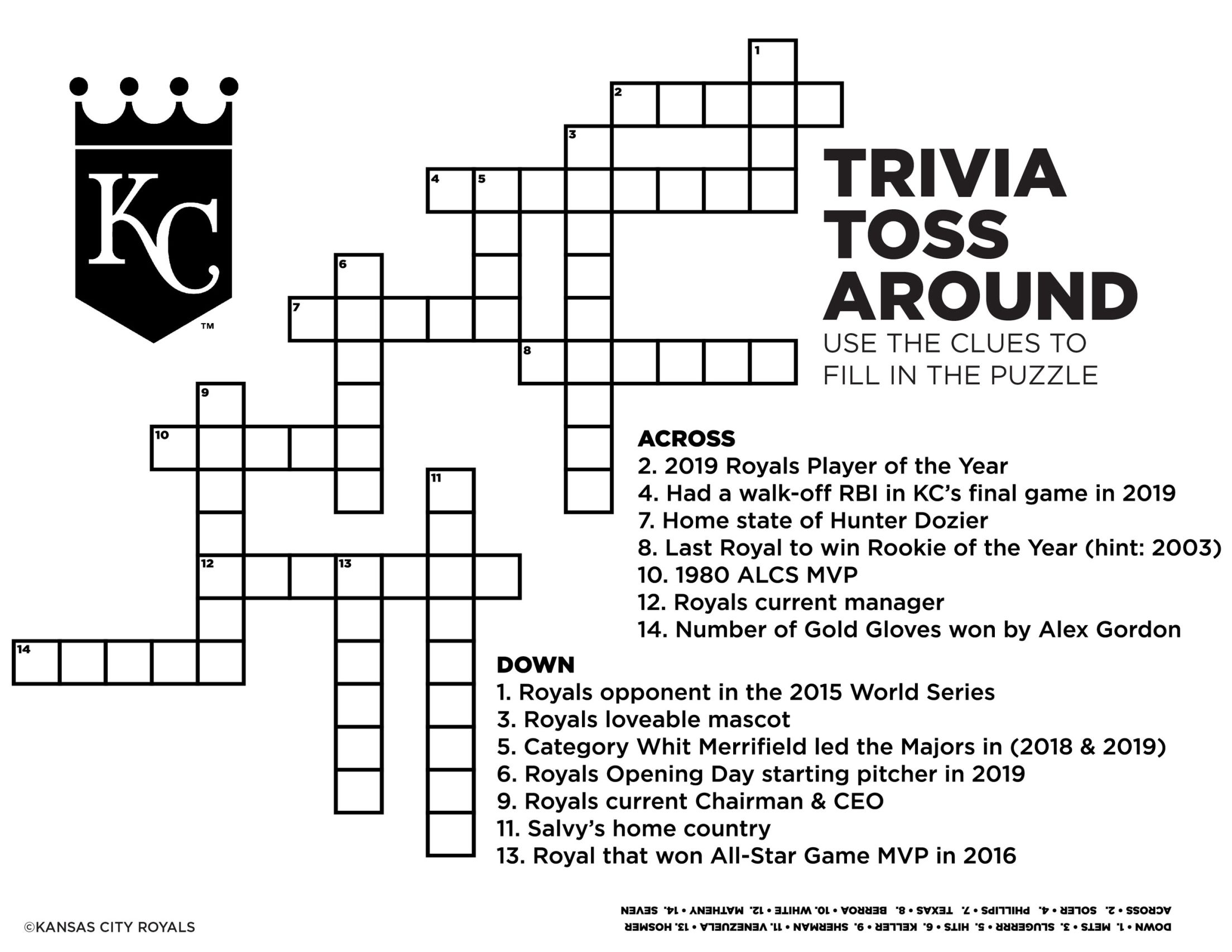 Fan Activities Kansas City Royals