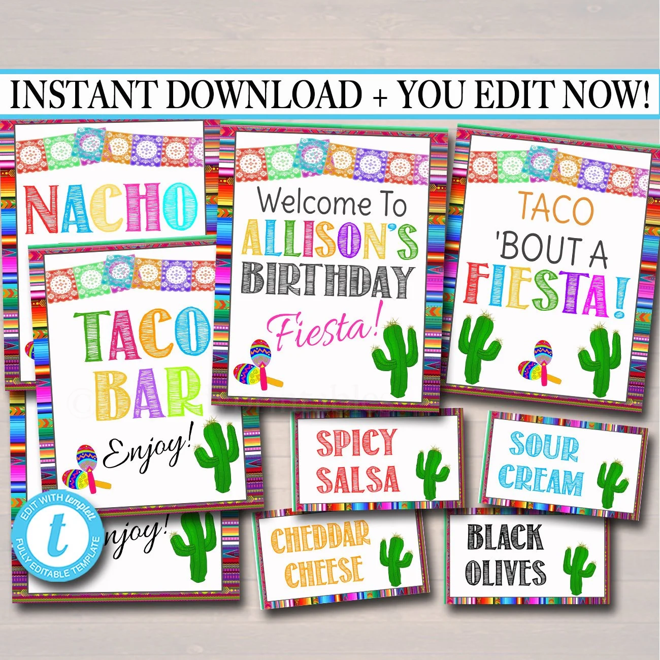 Free Printable Fiesta Signs