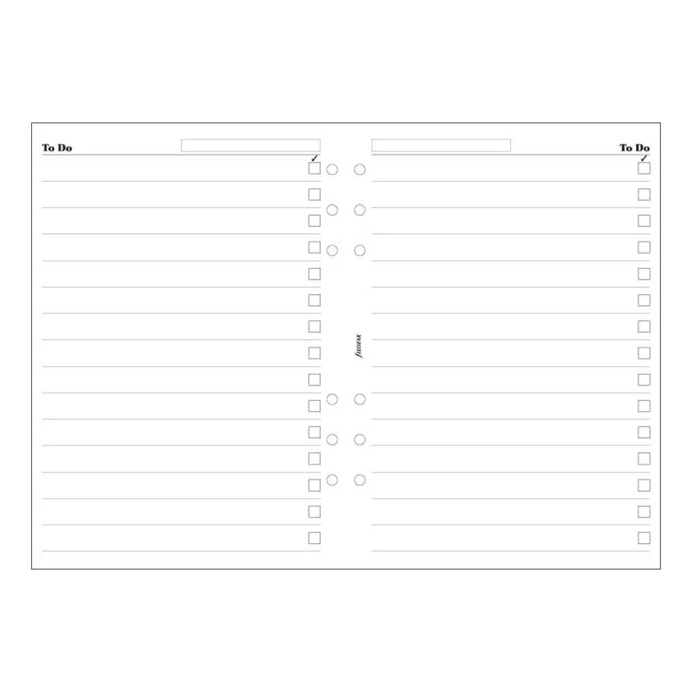 Filofax Papers To Do Lists A5 Walmart