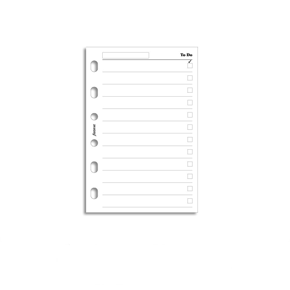 Filofax To Do List Printable