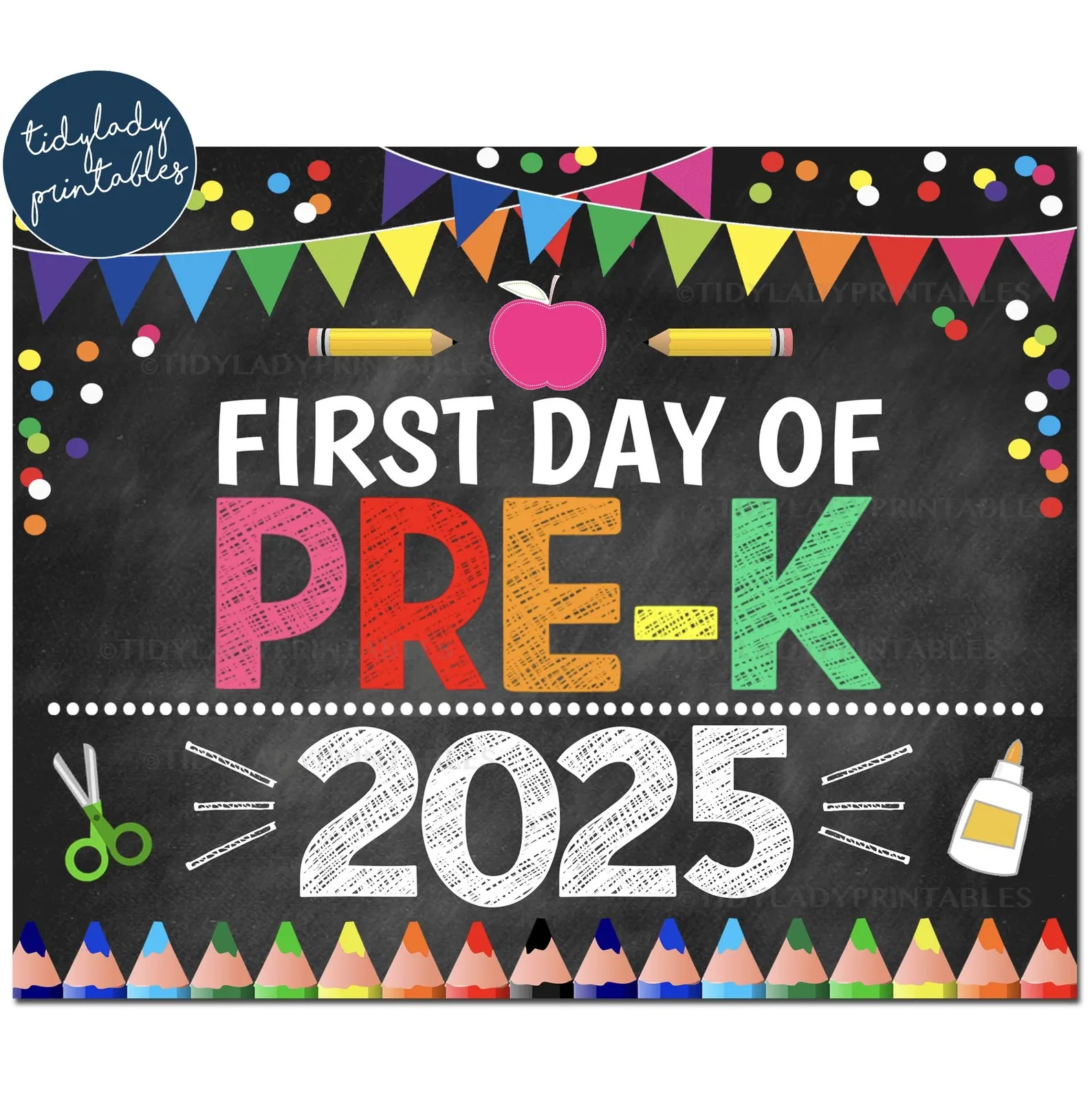 1st Day Of Pre-K Signs Printable 1st Day Of Pre-K Signs Printable