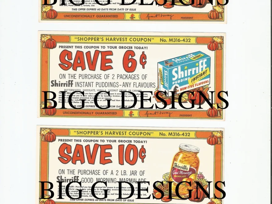 Five Pages Vintage 1950s Store Manufacturer s Coupons Soap Detergent Food Tea Toothpaste Cake Mix Digital Download Printable Image Clip Art Etsy