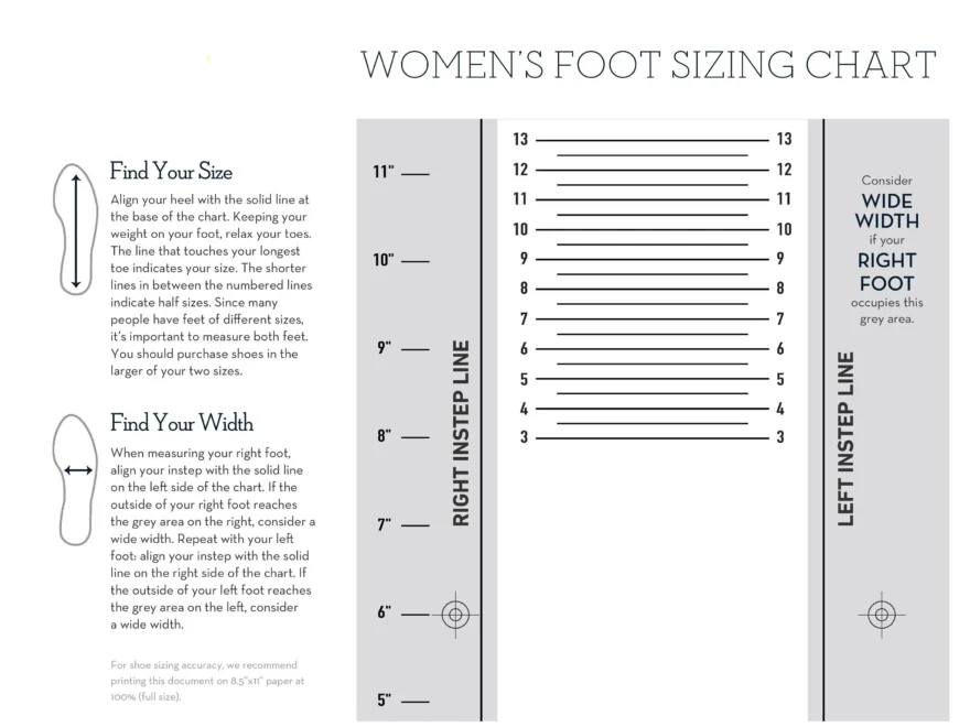 Foot Size Chart Women Men Kids Shoe Sizes digital Download Etsy Sweden