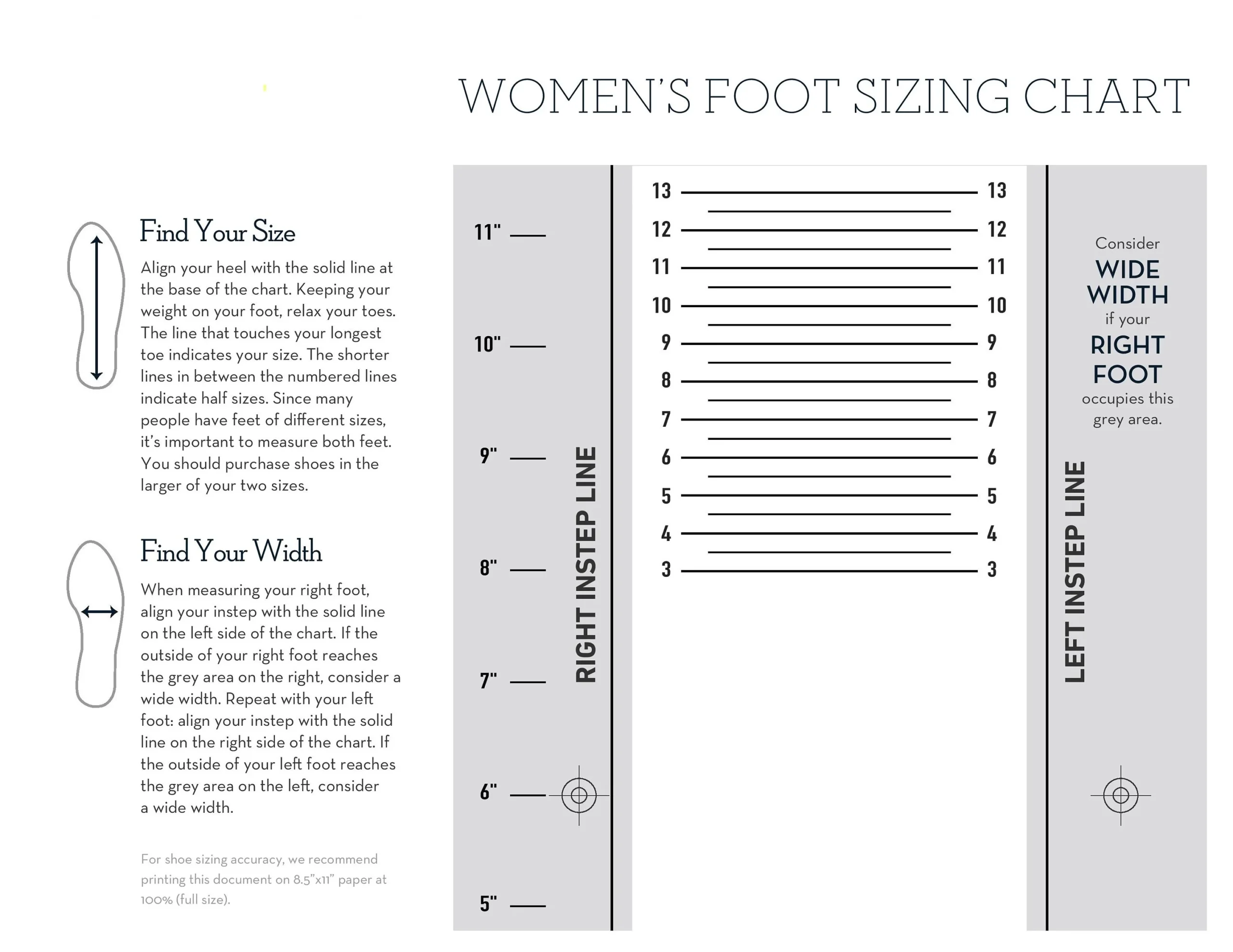 Foot Size Chart Women Men Kids Shoe Sizes digital Download Etsy Sweden