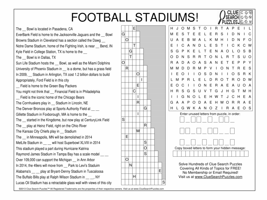 FOOTBALL STADIUMS TRIVIA QUIZ