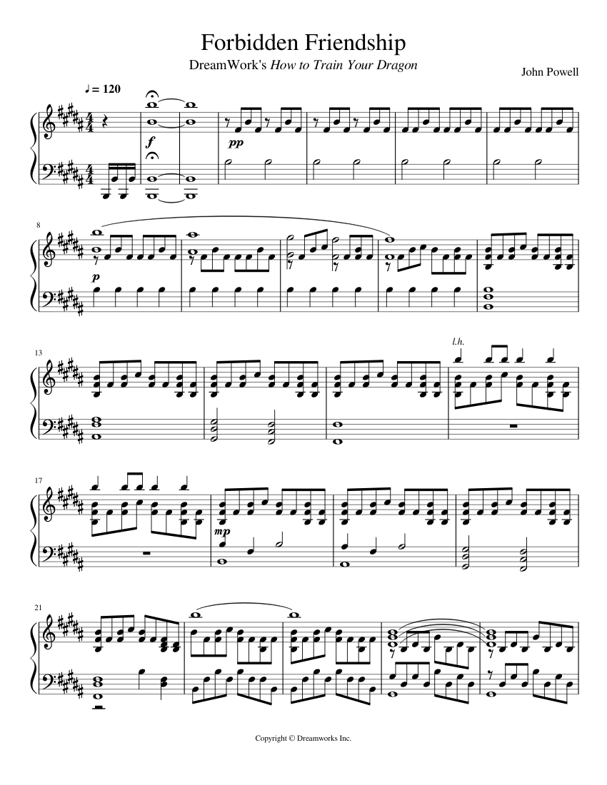 Dragon Dance Sheet Music Printable