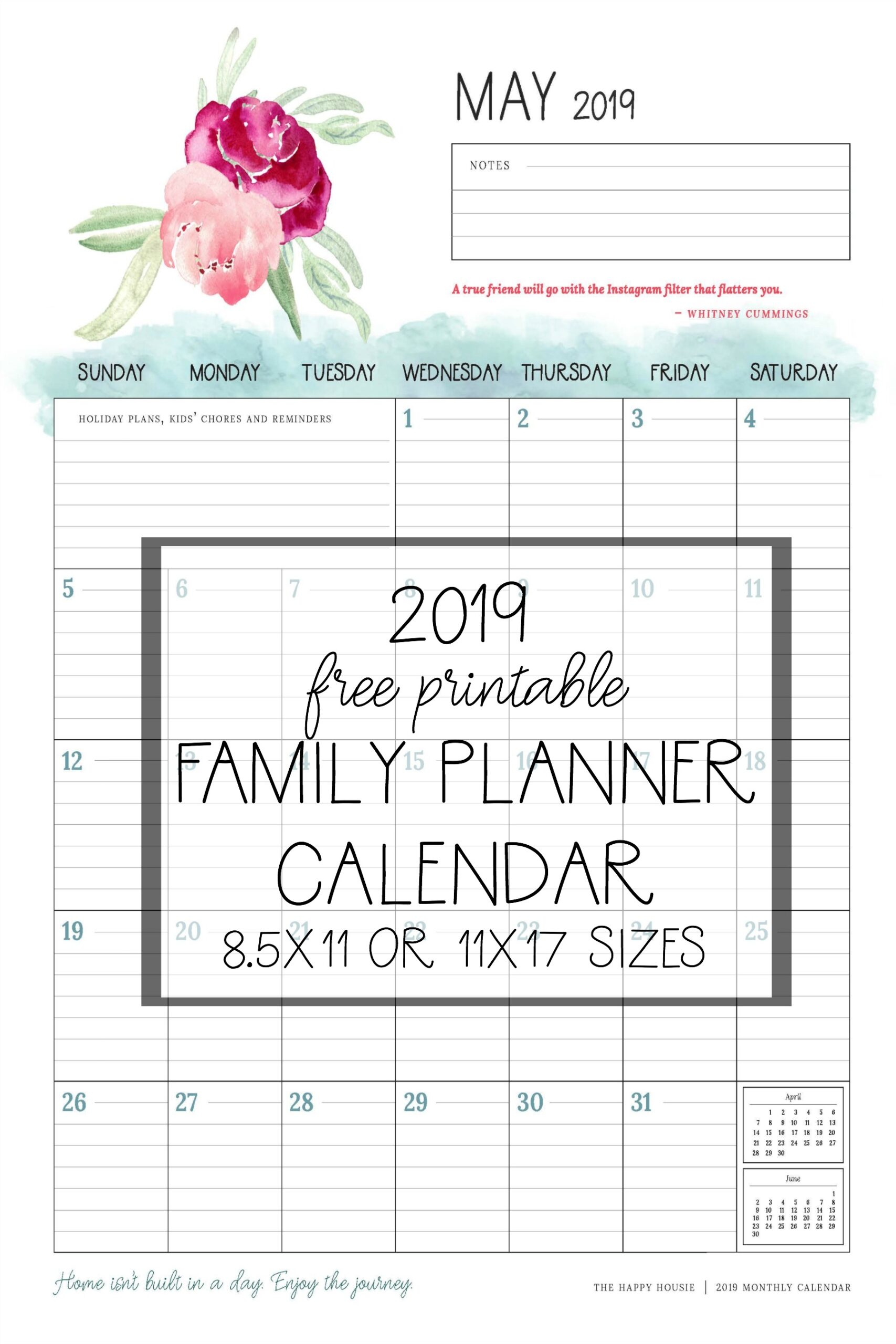 Free Family Happy Planner Printables