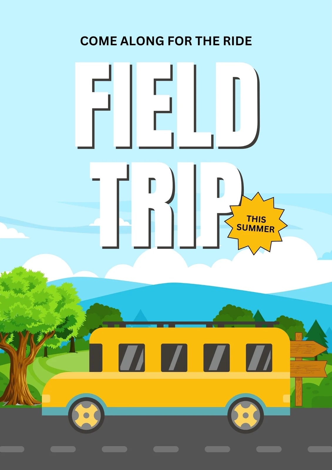 Field Trip Printable Sign