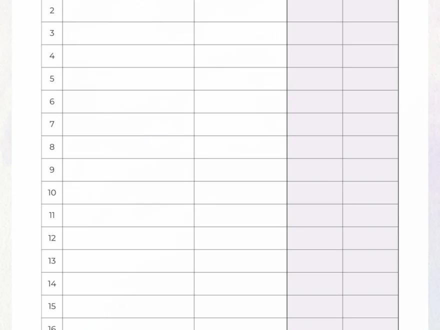 Free And Customizable Log Templates
