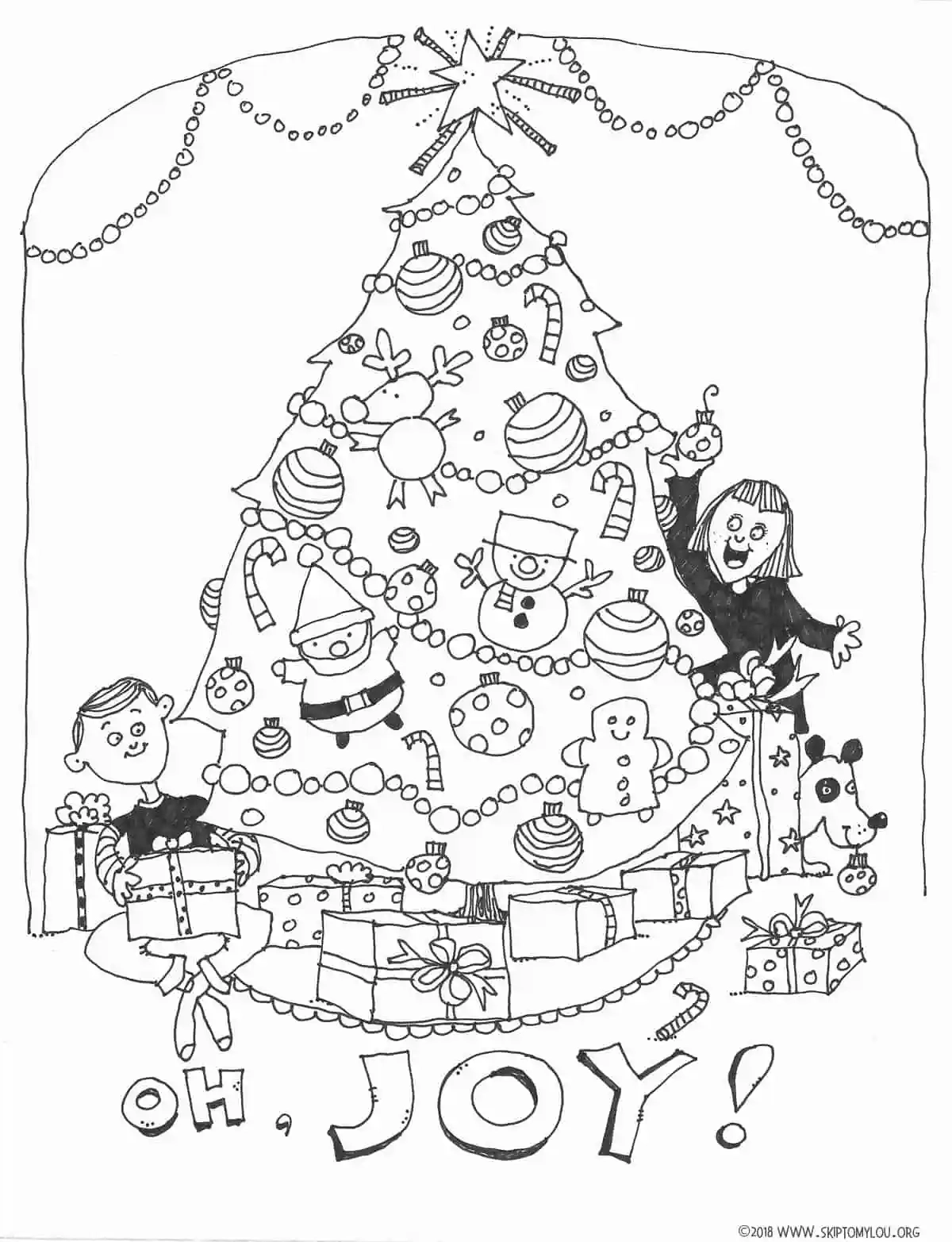 Free Printable Coloring Sheets Christmas Trees