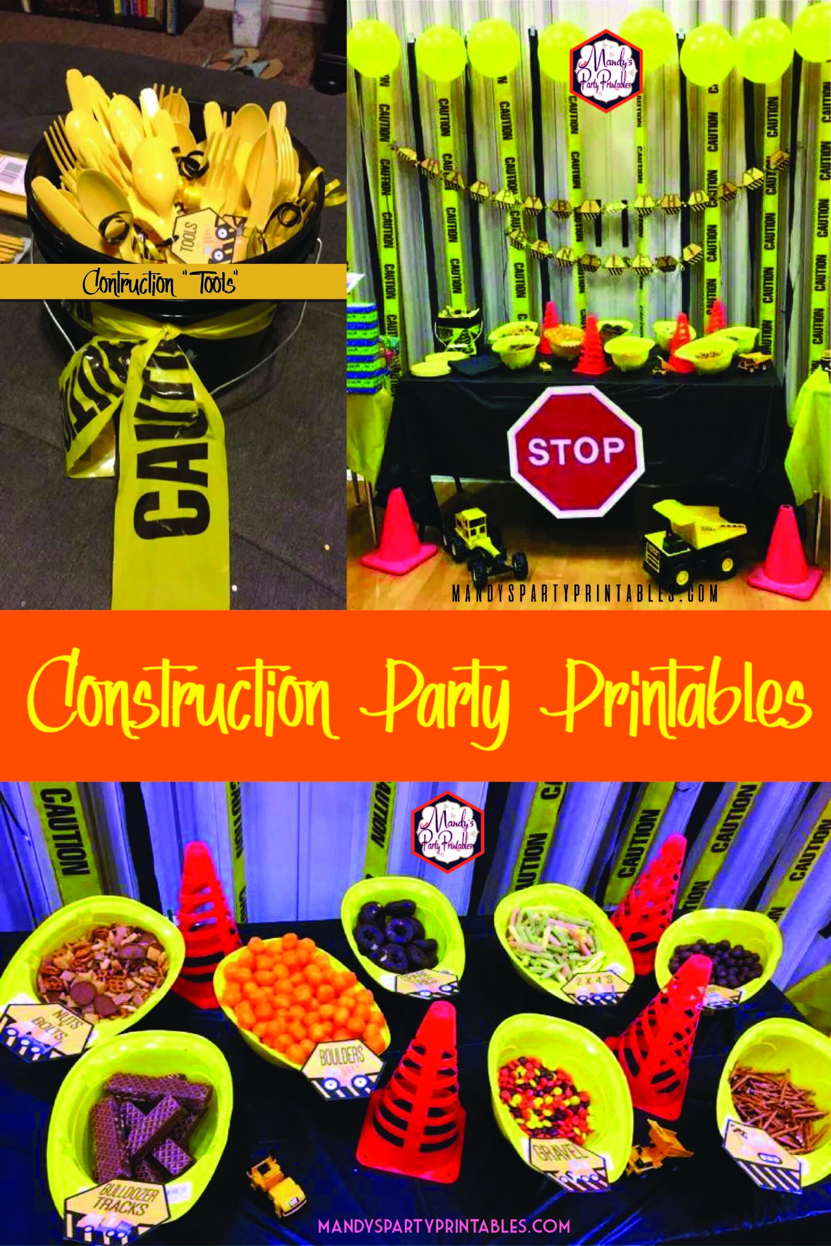 Free Construction Party Printables Mandy s Party Printables