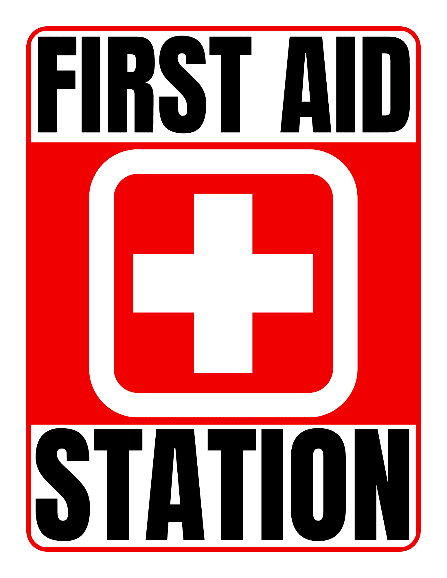 FREE First Aid Sign Printable FREE First Aid Sign Printable