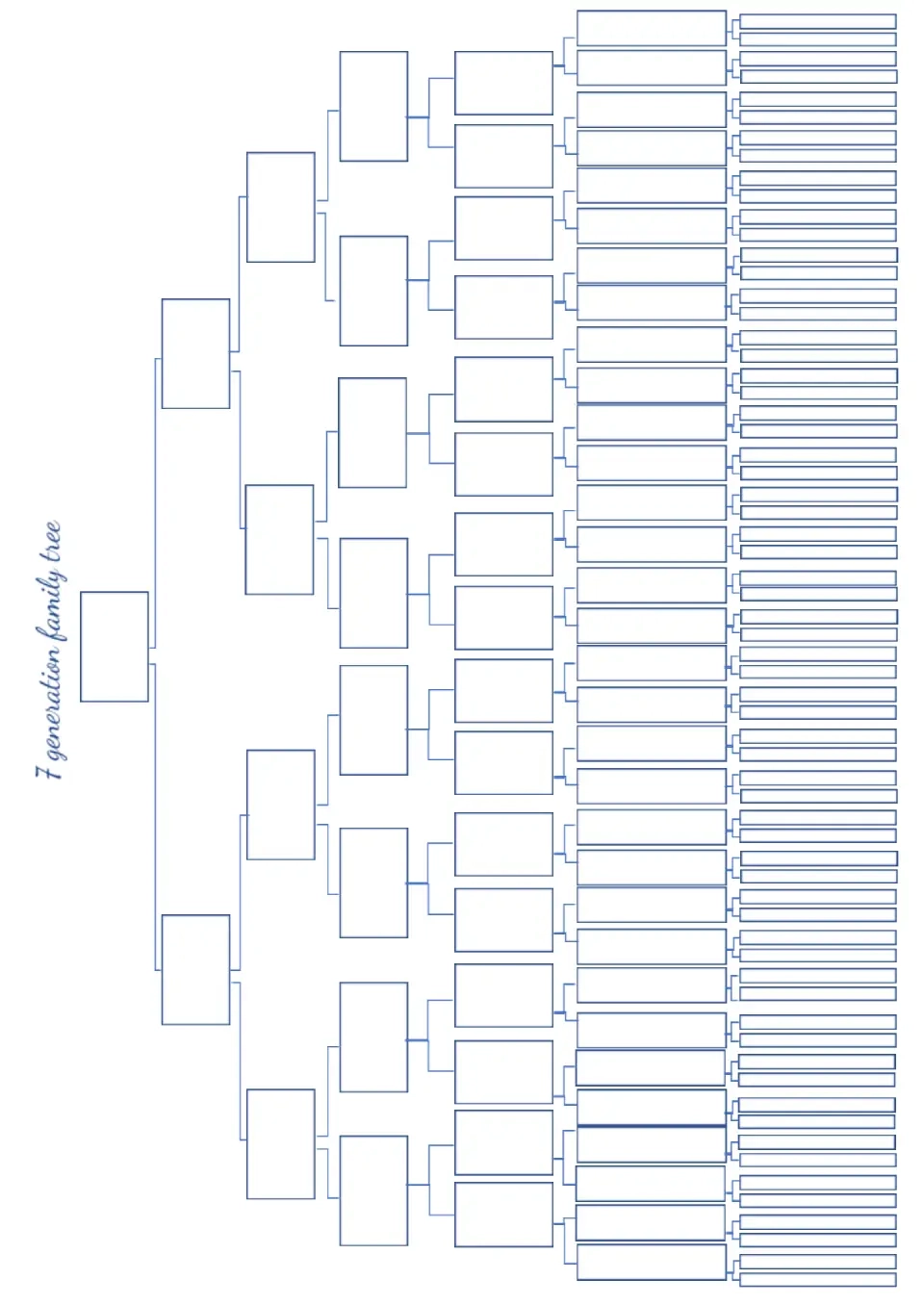 Family Tree Printable In Sheets