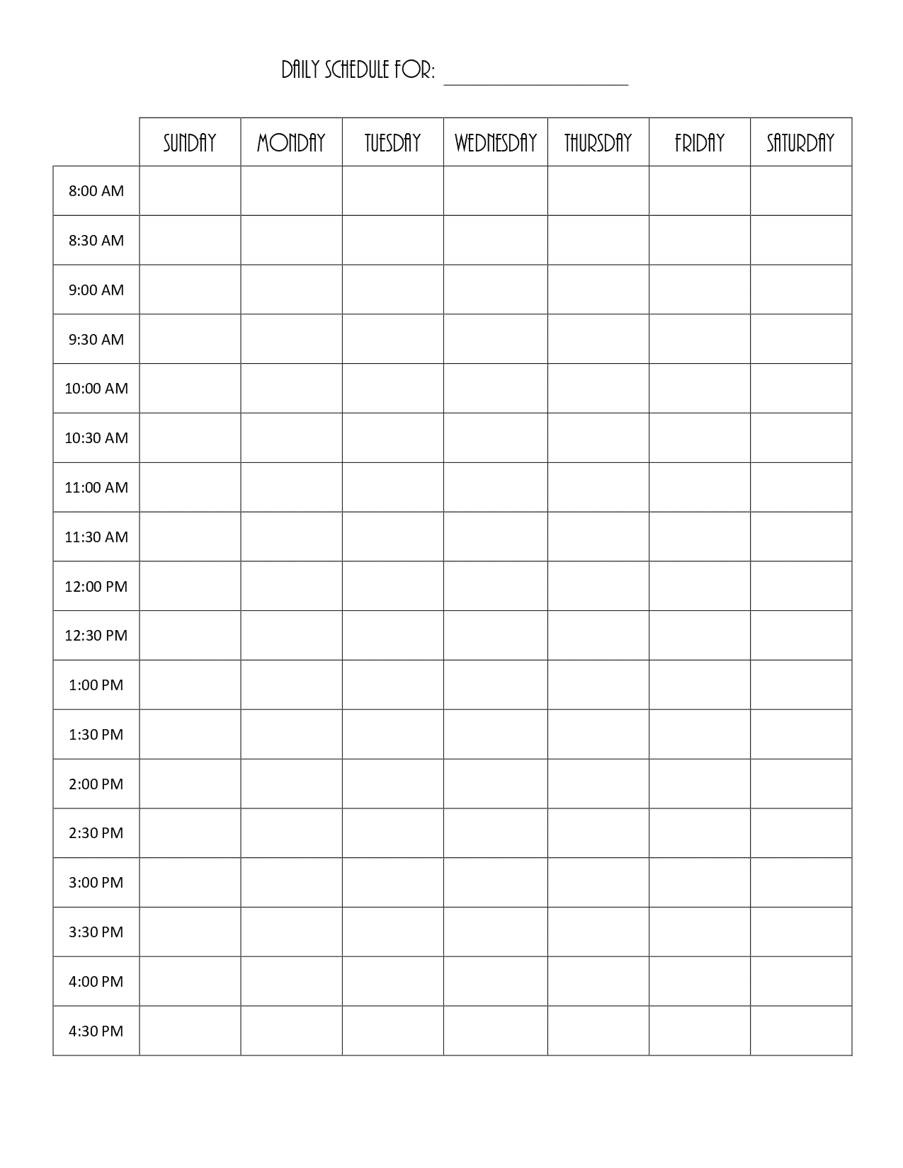 FREE Homeschool Schedule Template Editable And Printable FREE Homeschool Schedule Template Editable And Printable
