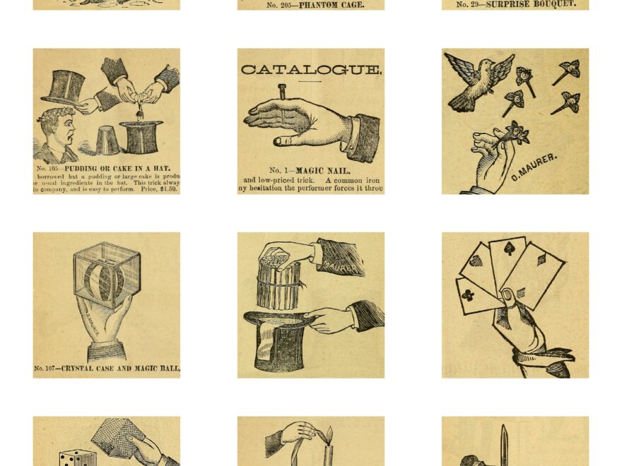 Free Magic Props Printables Victorian Vintage Ephemera From Otto Maurer s Catalogue The Art Scavenger
