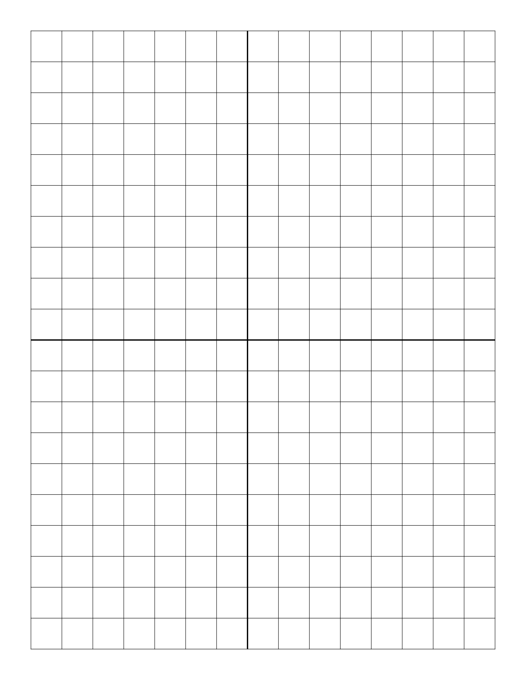 Full Sheet Free Printable Graph Paper