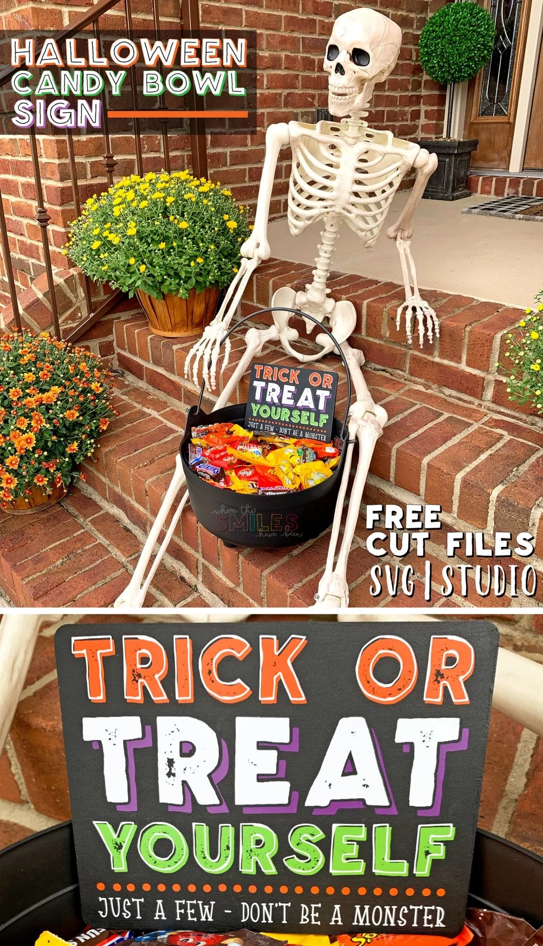 Printable Self Serve Halloween Candy Sign