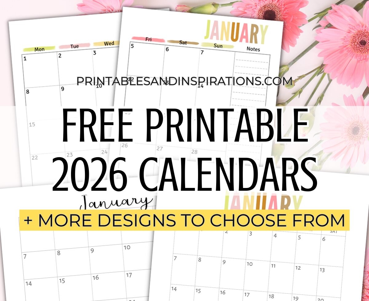 Free Planner Printable Planner 2026 Templates