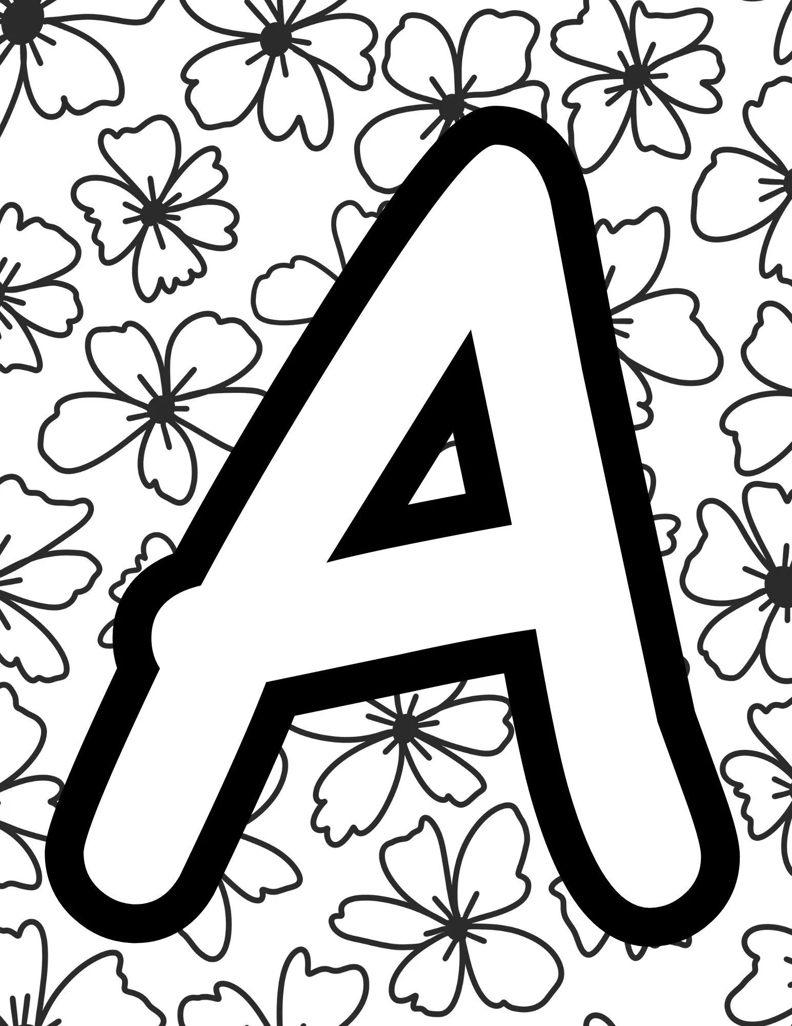 Printable Coloring Sheets Alphabet