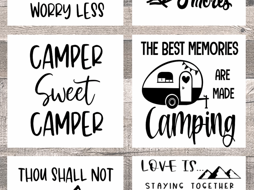 Free Printable Camping D cor Signs This Ole Mom